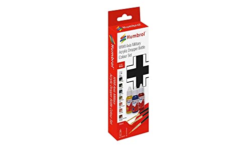Humbrol DB9065 Acrylfarbe und Pinsel, Militärfarben der Achsenmächte des Zweiten Weltkriegs Humbrol DB9065 Acrylfarbe und Pinsel, Militärfarben der Achsenmächte des Zweiten Weltkriegs von Humbrol