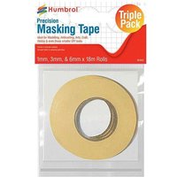 Masking Tape Set - 1mm, 3mm & 6mm x 18 m von Humbrol
