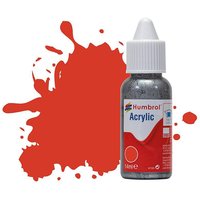 No 174 Signal Red - Satin - Acrylic - 14 ml von Humbrol