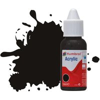 No 201 Black Metallic - Acrylic - 14 ml von Humbrol