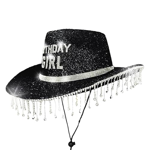 Humdcdy Cowboyhut | Kindergeburtstag Mädchen Hut – Strasskappen, funkelnd, atmungsaktiv, für Erwachsene, Kinder, Party, Urlaub, Reisen, Geburtstag Humdcdy Cowboyhut | Kindergeburtstag Mädchen Hut – Strasskappen, funkelnd, atmungsaktiv, für Erwachsene, Kinder, Party, Urlaub, Reisen, Geburtstag von Humdcdy