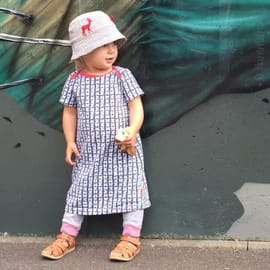 Seestern - Baby-Kleid von Hummelhonig