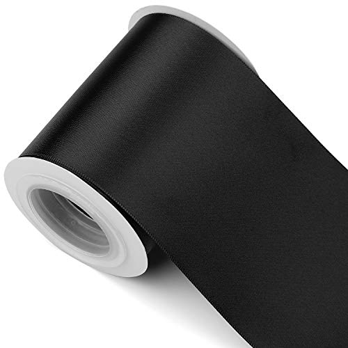 Humphrey's Craft 7,6 cm schwarzes doppelseitiges Satinband, 4,5 m zum Basteln, Geschenkverpackungen, Schneiden, Zeremonie, Dekoration, Nähen, Weihnachtsbaum, Hochzeit und Esstische. Humphrey's Craft 7,6 cm schwarzes doppelseitiges Satinband, 4,5 m zum Basteln, Geschenkverpackungen, Schneiden, Zeremonie, Dekoration, Nähen, Weihnachtsbaum, Hochzeit und Esstische. von Humphrey's Craft