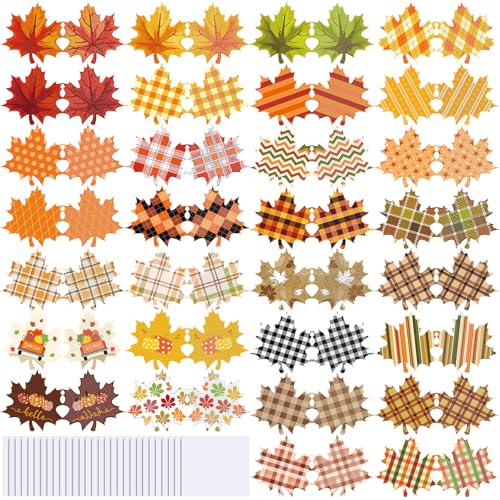 Humyoun 30 Stück Happy Diamond Painting Karten Bulk Diamond Art Grußkarten DIY Postkarte 5D Runde Bohrer Kunst Handwerk für Erwachsene Anfänger (Ahorn) von Humyoun