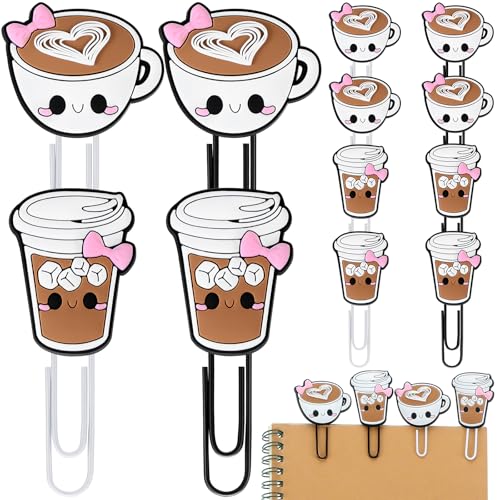 Humyoun Büroklammern in Kaffeetassenform, lustige niedliche Büroklammern, Lesezeichen, Planer-Clips, Schulanfang, Lehrer, Wertschätzung, Geschenk für Mitarbeiter, Bürobedarf, Schreibwaren Humyoun Büroklammern in Kaffeetassenform, lustige niedliche Büroklammern, Lesezeichen, Planer-Clips, Schulanfang, Lehrer, Wertschätzung, Geschenk für Mitarbeiter, Bürobedarf, Schreibwaren von Humyoun