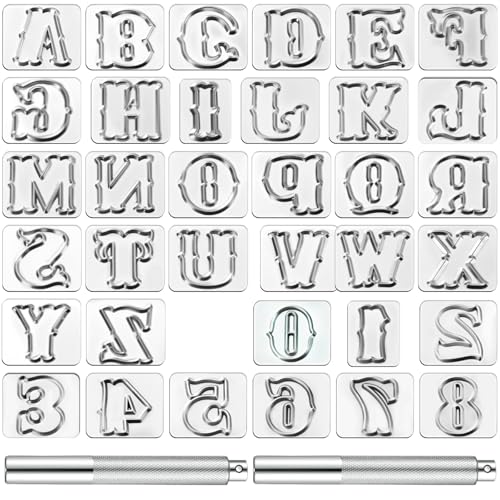 Humyoun Leder-Stempelwerkzeuge, 19 mm, Lederstempel-Set, enthält Alphabet, Zahlen, Großbuchstaben, Basteln mit Stanzwerkzeugen für DIY Lederachtenmarkierung, 37 Stück Humyoun Leder-Stempelwerkzeuge, 19 mm, Lederstempel-Set, enthält Alphabet, Zahlen, Großbuchstaben, Basteln mit Stanzwerkzeugen für DIY Lederachtenmarkierung, 37 Stück von Humyoun