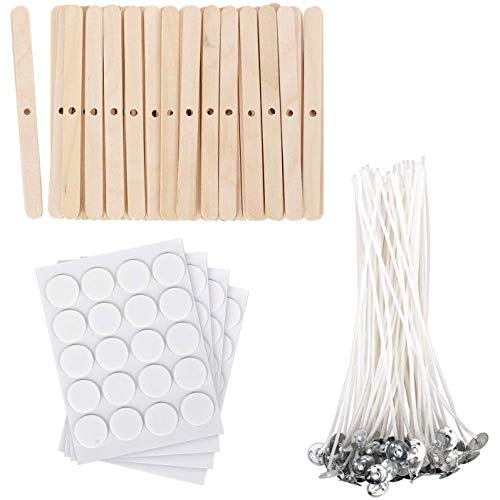 Hundnsney Vklopdsh Candle Making Kit,Wooden Candle Wick Holders,Candle Wick Sticker,Candle Wicks Candle Centering Tool for Candle DIY Craft Hundnsney Vklopdsh Candle Making Kit,Wooden Candle Wick Holders,Candle Wick Sticker,Candle Wicks Candle Centering Tool for Candle DIY Craft von Hundnsney