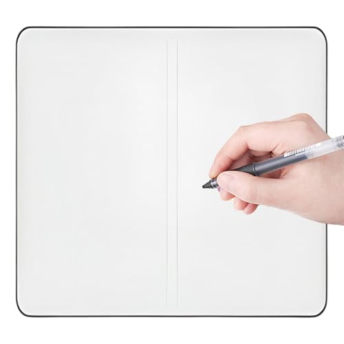 HunicandIU Kleines Whiteboard Trockenabwischbar | Wiederbeschreibbare Schreibtafel | Multifunktionaler Notizblock für Studium, Tägliche Notizen, Familienmitteilungen, Besprechungen und Planung HunicandIU Kleines Whiteboard Trockenabwischbar | Wiederbeschreibbare Schreibtafel | Multifunktionaler Notizblock für Studium, Tägliche Notizen, Familienmitteilungen, Besprechungen und Planung von HunicandIU