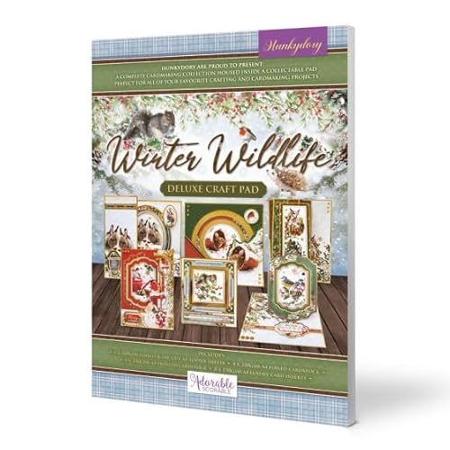 Hunkydory - Deluxe Bastelpads – Winter Wildlife – DCPAD133 von Hunky Dory