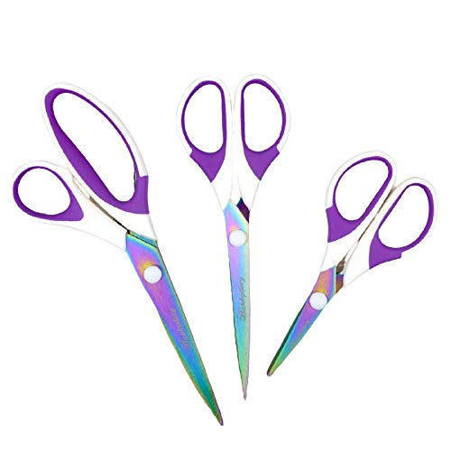 Hunkydory Premier Craft Tools – Set mit 3 Titanbeschichteten Regenbogen-Scheren von Hunky Dory