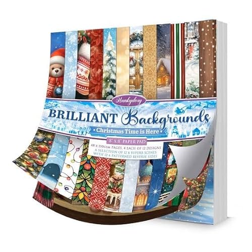 Hunkydory - Brilliant Backgrounds - Christmas Time is Here 20,3 x 20,3 cm Papierblock - BBPAD107 Hunkydory - Brilliant Backgrounds - Christmas Time is Here 20,3 x 20,3 cm Papierblock - BBPAD107 von Hunkydory