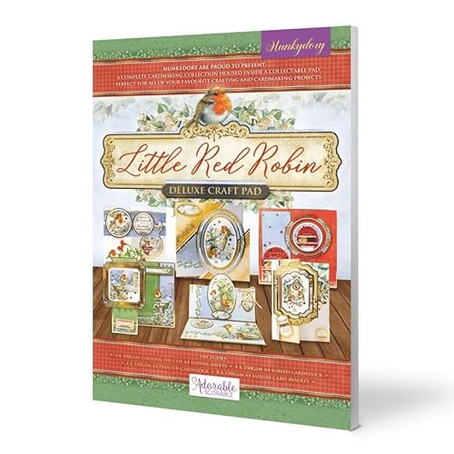 Hunkydory Crafts - Deluxe A4 Bastelblock – Rotkehlchen Hunkydory Crafts - Deluxe A4 Bastelblock – Rotkehlchen von Hunkydory