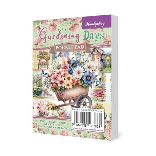 Hunkydory Crafts Gardening Days Taschenblock von Hunkydory