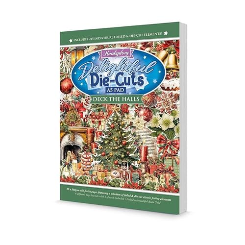 Hunkydory Deck The Halls Delightful Stanzformen – A5-Block von Hunkydory