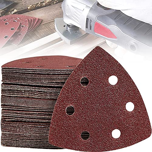 50 Stücke Sanding Polishing, Dreieck Sandpapier, Schleifblätter, Dreieck Schleifblatt Set, 6 Löcher Dreieckschleifpapier Zum Schleifen Von Maschinen Schleifen Und Polieren Von Schleifmaschinen 50 Stücke Sanding Polishing, Dreieck Sandpapier, Schleifblätter, Dreieck Schleifblatt Set, 6 Löcher Dreieckschleifpapier Zum Schleifen Von Maschinen Schleifen Und Polieren Von Schleifmaschinen von Hunphy