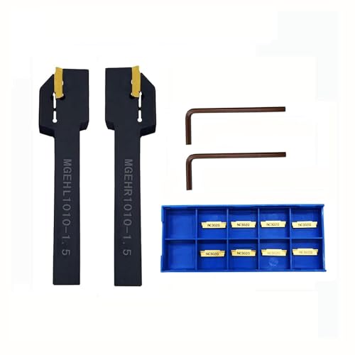 Hunricho Hartmetalleinsätze 10 Teile/Schachtel MGMN150-G 1.5mm Breite Hartmetalleinsätze mit 3/8 Zoll MGEHR MGEHL Halterungen für Nutenfräser Werkzeughalter zum Drehen der Klinge Hunricho Hartmetalleinsätze 10 Teile/Schachtel MGMN150-G 1.5mm Breite Hartmetalleinsätze mit 3/8 Zoll MGEHR MGEHL Halterungen für Nutenfräser Werkzeughalter zum Drehen der Klinge von Hunricho