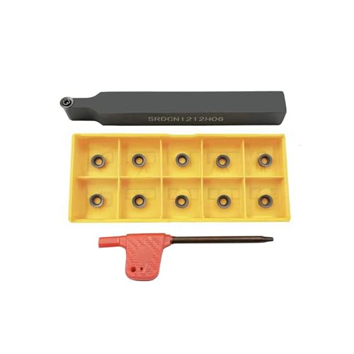 Hunricho RCMT060204 MO R3 Runde Hartmetall-Einsätze, Fräser mit SRDCN 1212H06 1/2 Zoll / 12 mm runde Hartmetall-Drehmaschine, Wendeschneidwerkzeug, Fräseinsatzhalter, Drehmaschine, Schneidwerkzeuge Hunricho RCMT060204 MO R3 Runde Hartmetall-Einsätze, Fräser mit SRDCN 1212H06 1/2 Zoll / 12 mm runde Hartmetall-Drehmaschine, Wendeschneidwerkzeug, Fräseinsatzhalter, Drehmaschine, Schneidwerkzeuge von Hunricho