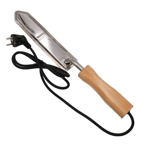HunterBee edelstahl elektrisches honig messer，imkerei wachs honig messer，aus edelstahl honigschaber extraktor elektrisches，extraktor bienenzuchtausrüstung für，eu stecker von HunterBee