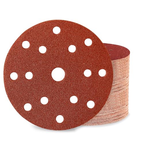 80 Stück Schleifpapier 150mm Klett 15 Loch Schleifscheiben für Rund Exzenterschleifer - je 10x P60 P80 P120 P180 P240 P320 P400 P600 80 Stück Schleifpapier 150mm Klett 15 Loch Schleifscheiben für Rund Exzenterschleifer - je 10x P60 P80 P120 P180 P240 P320 P400 P600 von Huopueit