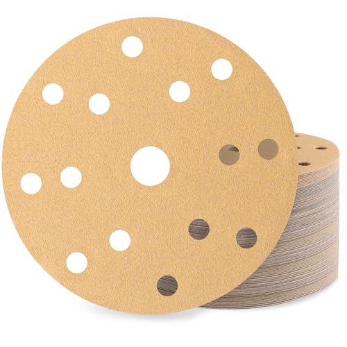 Huopueit 60 Stück Schleifpapier 150mm Klett Körnung 100 15 Loch Schleifscheiben Set für Rund Exzenterschleifer Huopueit 60 Stück Schleifpapier 150mm Klett Körnung 100 15 Loch Schleifscheiben Set für Rund Exzenterschleifer von Huopueit