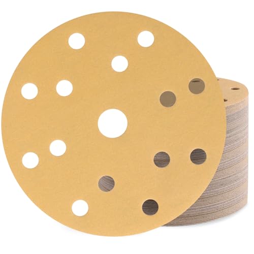 Huopueit 80 Stück Schleifpapier 150mm Klett Körnung 240 15 Loch Schleifscheiben Set für Rund Exzenterschleifer Huopueit 80 Stück Schleifpapier 150mm Klett Körnung 240 15 Loch Schleifscheiben Set für Rund Exzenterschleifer von Huopueit