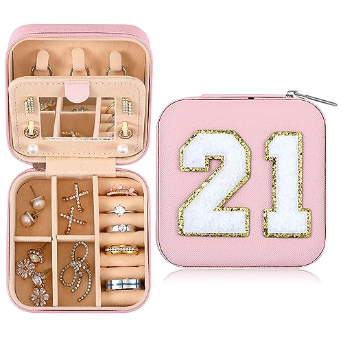 Huquary Schmuckkästchen zum 21. Geburtstag für Frauen, Reisen, kleine Schmuckschatulle, Geburtstagsgeschenkideen für Frauen, Mädchen, ihre Freunde Huquary Schmuckkästchen zum 21. Geburtstag für Frauen, Reisen, kleine Schmuckschatulle, Geburtstagsgeschenkideen für Frauen, Mädchen, ihre Freunde von Huquary