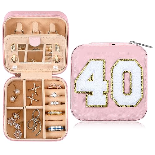 Huquary Schmuckkästchen zum 40. Geburtstag für Frauen, Reisen, kleine Schmuckschatulle, Geburtstagsgeschenkideen für Frauen, Mädchen, ihre Freunde Huquary Schmuckkästchen zum 40. Geburtstag für Frauen, Reisen, kleine Schmuckschatulle, Geburtstagsgeschenkideen für Frauen, Mädchen, ihre Freunde von Huquary