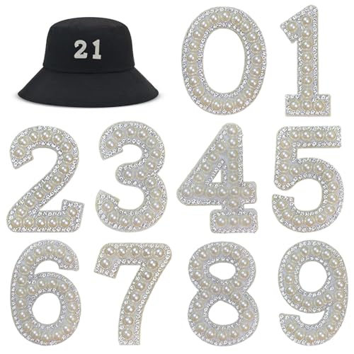 1 Setzen Sie Perlennummern, elegante Perle Strassnummer Eisen auf Flecken DIY Stickerei 0-9 Nähen Sie die Anwendung für Kleidung nähen 1 Setzen Sie Perlennummern, elegante Perle Strassnummer Eisen auf Flecken DIY Stickerei 0-9 Nähen Sie die Anwendung für Kleidung nähen von Huraoerrrr