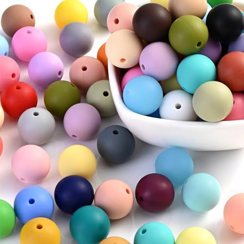 240pcs Silikonperlen, 15 mm far von Huraoerrrr