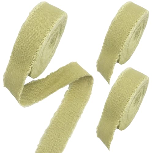 3 Rollen Salbei Grüne Satinband, 0, 1 x 10 Yard Polyester ausgefranste Stoffband für Geschenkverpackung Hochzeitseinladungen Blumenstrauß 3 Rollen Salbei Grüne Satinband, 0, 1 x 10 Yard Polyester ausgefranste Stoffband für Geschenkverpackung Hochzeitseinladungen Blumenstrauß von Huraoerrrr