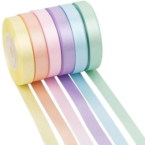 6 Brötchen dünne Band, 0, 4 x 5 Zoll Pastellpastell doppelseitiges Polyester-Gurtband für Babypartyhandwerksgeburtstag Hochzeit Hochzeit 6 Brötchen dünne Band, 0, 4 x 5 Zoll Pastellpastell doppelseitiges Polyester-Gurtband für Babypartyhandwerksgeburtstag Hochzeit Hochzeit von Huraoerrrr