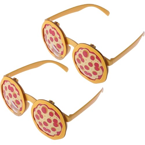 Huraoerrrr 2pcs Partygläser für Erwachsene lustige Brille, Pizza -Stil funky Brille, Neuheit Sonnenbrillen Fotografie Requisiten für Sommer -Themen -Party -Lieferungen Pizza Ice Cream Fun Fun Brille Huraoerrrr 2pcs Partygläser für Erwachsene lustige Brille, Pizza -Stil funky Brille, Neuheit Sonnenbrillen Fotografie Requisiten für Sommer -Themen -Party -Lieferungen Pizza Ice Cream Fun Fun Brille von Huraoerrrr