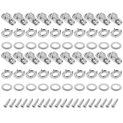 Huraoerrrr 50pcs Twist -Lock -Befestigungen, Metallumdrehknopf mit rostfesten Ösen und Bolzenschrauben für Boote Huraoerrrr 50pcs Twist -Lock -Befestigungen, Metallumdrehknopf mit rostfesten Ösen und Bolzenschrauben für Boote von Huraoerrrr