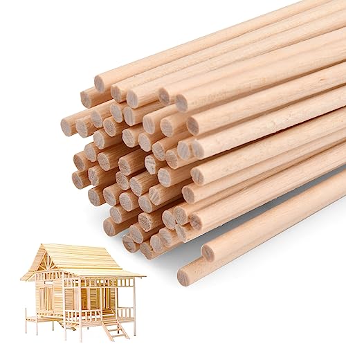 Husalsea 50 Stück Holzstäbchen zum Basteln, 3mm x 30cm Holzstäbe für DIY-Projekte, Rührstäbchen Holz, Eisstiele und Zuckerwatte Stäbchen, Perfekte Holzleisten zum Basteln Husalsea 50 Stück Holzstäbchen zum Basteln, 3mm x 30cm Holzstäbe für DIY-Projekte, Rührstäbchen Holz, Eisstiele und Zuckerwatte Stäbchen, Perfekte Holzleisten zum Basteln von Husalsea