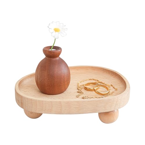 Husoiuy Schmuck Präsentations Tablett, Kleine Schmuckschale Holz Ohrring Ablage, Aufbewahrungsbox Ordnungshilfe Für Wohnung Nachttisch Schreibtisch Kommode Schlafzimmer Schminktisch Husoiuy Schmuck Präsentations Tablett, Kleine Schmuckschale Holz Ohrring Ablage, Aufbewahrungsbox Ordnungshilfe Für Wohnung Nachttisch Schreibtisch Kommode Schlafzimmer Schminktisch von Husoiuy