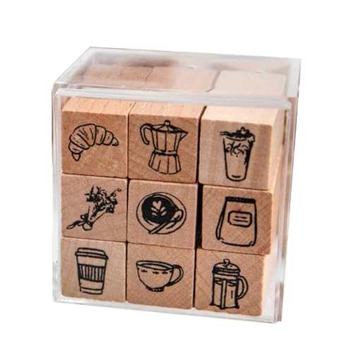 Huudngeje 9pcs/Set Niedliche Cartoon Mini Muster Holzstempel Gewöhnliches Leben Schöner Welt Kalenderplaner Scrapbooking A Huudngeje 9pcs/Set Niedliche Cartoon Mini Muster Holzstempel Gewöhnliches Leben Schöner Welt Kalenderplaner Scrapbooking A von Huudngeje