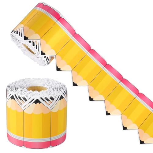 Huudngeje Bleistift Klassenzimmer Bulletin Border Roll Bleistifte Form Klassenzimmer Grenzen für Display Wall Blackboard Decor für Bulletin Board School Homeschool Huudngeje Bleistift Klassenzimmer Bulletin Border Roll Bleistifte Form Klassenzimmer Grenzen für Display Wall Blackboard Decor für Bulletin Board School Homeschool von Huudngeje
