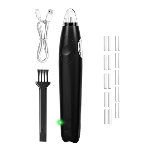 Huudngeje Elektrischer Radiergummi zum Zeichnen Wiederaufladbarer Elektrikeraser -Kit für Skizzenstift, Basteln zum Zeichnen Von Stiften, Kunstschwarz von Huudngeje
