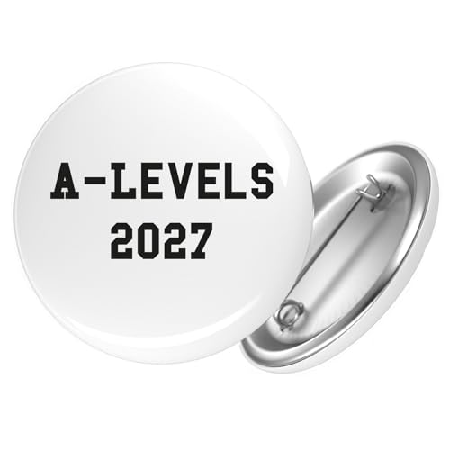Huuraa Ansteckbutton A-Levels 2027 Abschluss Großbritannien Geschenk Größe 59mm Anstecker A-Levels 2027 Accessoire von Huuraa