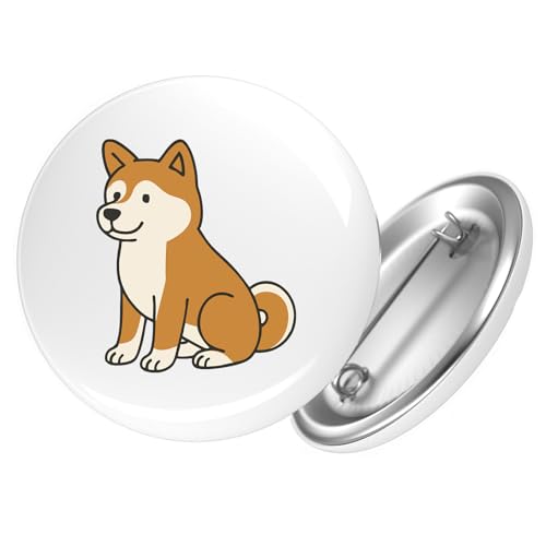 Huuraa Ansteckbutton Akita Inu Comic Akita Geschenk Größe 59mm Akita Inu Accessoire Huuraa Ansteckbutton Akita Inu Comic Akita Geschenk Größe 59mm Akita Inu Accessoire von Huuraa