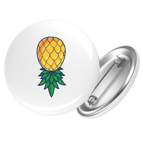 Huuraa Ansteckbutton Ananas Comic Geschenk Größe 59mm Ananas Accessoire Huuraa Ansteckbutton Ananas Comic Geschenk Größe 59mm Ananas Accessoire von Huuraa