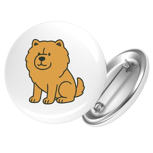Huuraa Ansteckbutton Chow-Chow Comic Chowie Geschenk Größe 59mm Chow-Chow Accessoire Huuraa Ansteckbutton Chow-Chow Comic Chowie Geschenk Größe 59mm Chow-Chow Accessoire von Huuraa