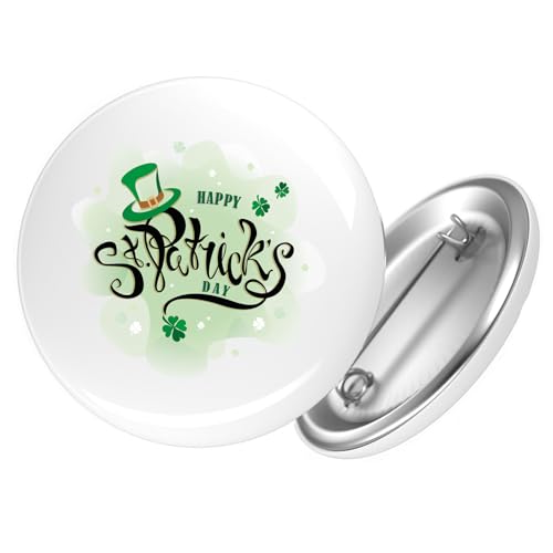 Huuraa Ansteckbutton Happy St. Patrick’s Day Zylinder Geschenk Größe 59mm Happy St. Patrick’s Day Accessoire Huuraa Ansteckbutton Happy St. Patrick’s Day Zylinder Geschenk Größe 59mm Happy St. Patrick’s Day Accessoire von Huuraa