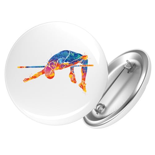 Huuraa Ansteckbutton Leichtathletik Hochsprung Geschenk Größe 59mm Leichtathletik Accessoire Huuraa Ansteckbutton Leichtathletik Hochsprung Geschenk Größe 59mm Leichtathletik Accessoire von Huuraa