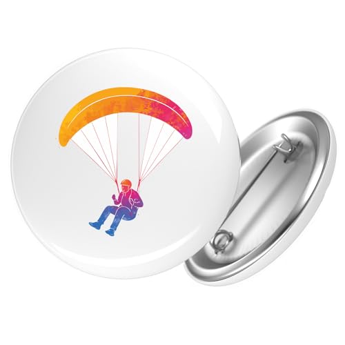 Huuraa Ansteckbutton Paragliding Gleitschirmfliegen Geschenk Größe 59mm Paragliding Accessoire Huuraa Ansteckbutton Paragliding Gleitschirmfliegen Geschenk Größe 59mm Paragliding Accessoire von Huuraa
