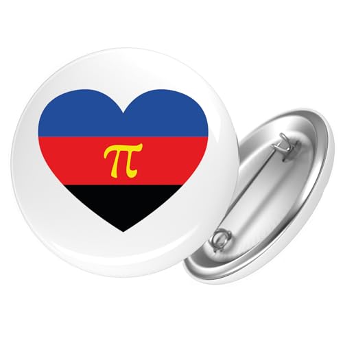 Huuraa Ansteckbutton Pi-Polyamorie Pride Flagge LGBTQ Herz Geschenk Größe 59mm Pi-Polyamorie Pride Flagge Accessoire Huuraa Ansteckbutton Pi-Polyamorie Pride Flagge LGBTQ Herz Geschenk Größe 59mm Pi-Polyamorie Pride Flagge Accessoire von Huuraa