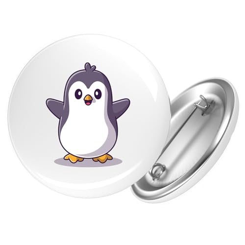 Huuraa Ansteckbutton Pinguin Comic Geschenk Größe 59mm Pinguin Accessoire Huuraa Ansteckbutton Pinguin Comic Geschenk Größe 59mm Pinguin Accessoire von Huuraa