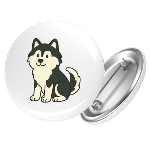 Huuraa Ansteckbutton Pomsky Comic PomPom Geschenk Größe 59mm Pomsky Accessoire Huuraa Ansteckbutton Pomsky Comic PomPom Geschenk Größe 59mm Pomsky Accessoire von Huuraa