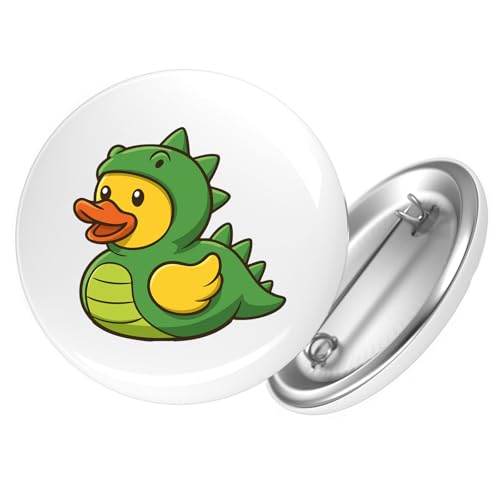 Huuraa Ansteckbutton Quietscheente Dinosaurier Gummiente Gärtnerin Geschenk Größe 59mm Quietscheente Dinosaurier Accessoire Huuraa Ansteckbutton Quietscheente Dinosaurier Gummiente Gärtnerin Geschenk Größe 59mm Quietscheente Dinosaurier Accessoire von Huuraa