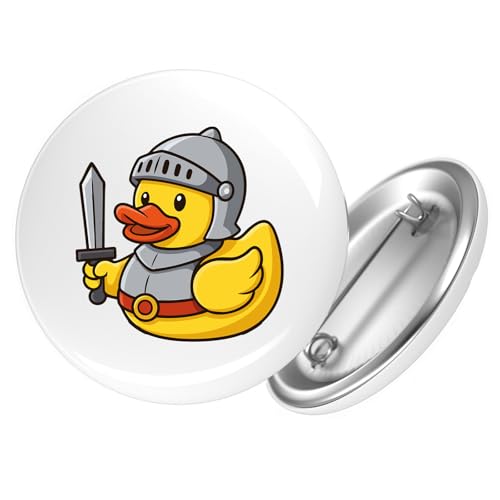 Huuraa Ansteckbutton Quietscheente Ritter Gummiente Mittelalter Geschenk Größe 59mm Quietscheente Ritter Accessoire Huuraa Ansteckbutton Quietscheente Ritter Gummiente Mittelalter Geschenk Größe 59mm Quietscheente Ritter Accessoire von Huuraa